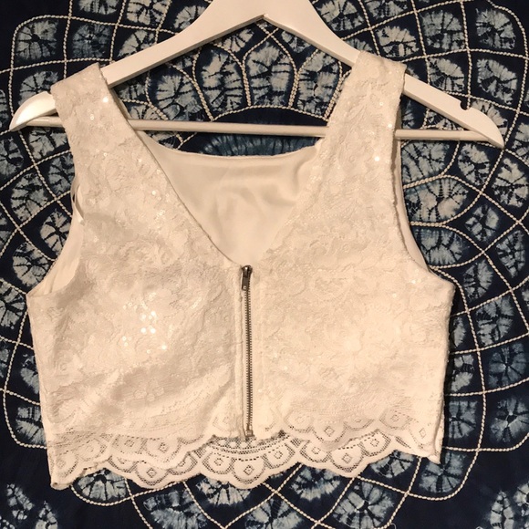 🌺 3 for $15 🌺 Jodi Kristopher Formal Crop Top - Picture 2 of 6